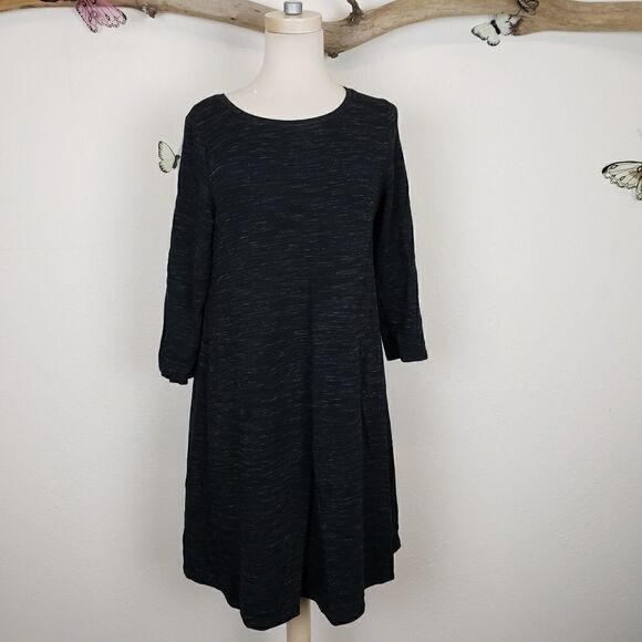 Hillary Radley heathered black tshirt dress - Picture 2 of 7